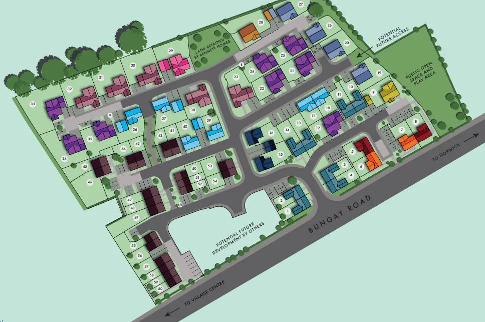 Site Plan for Milestones