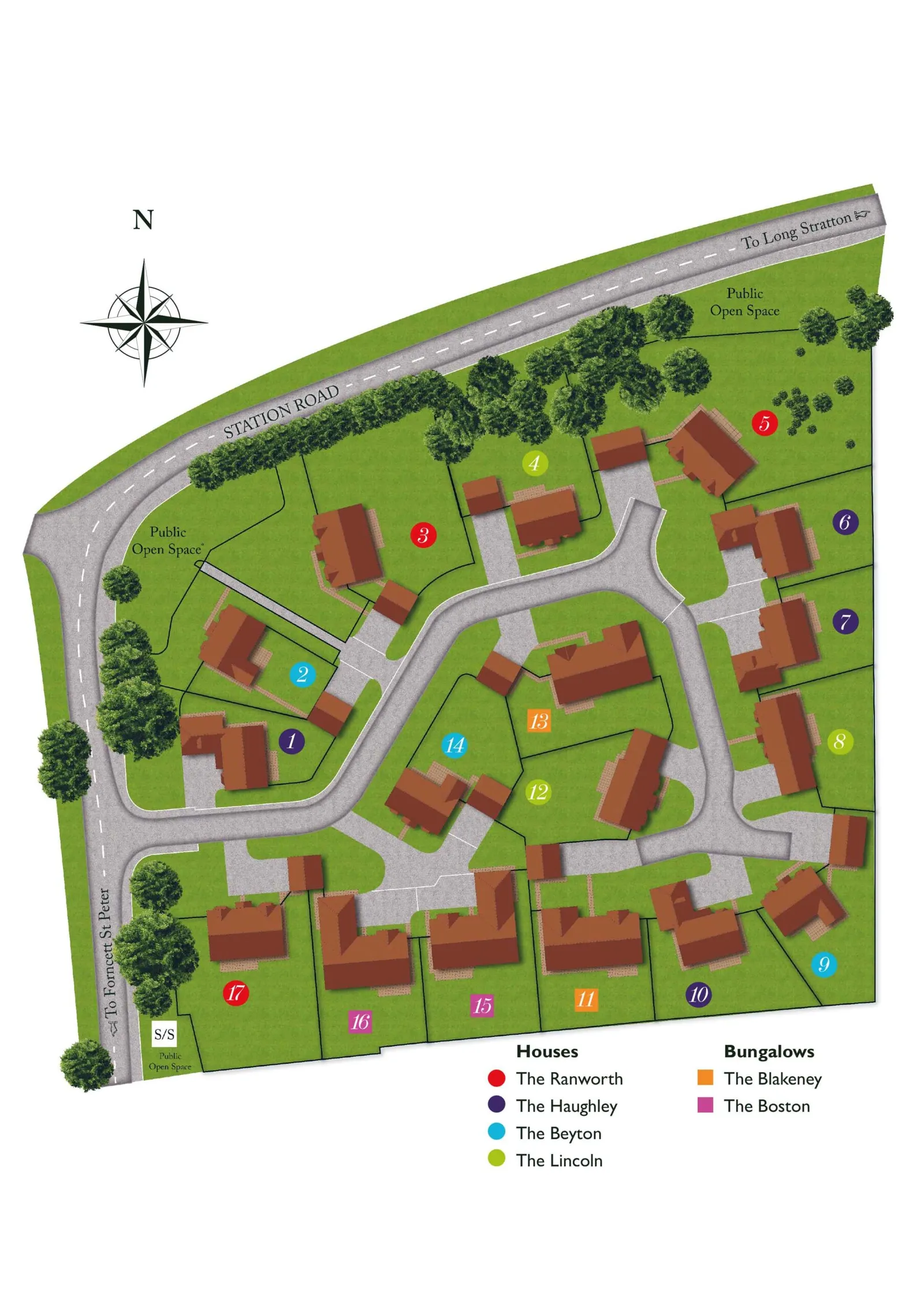 Site Plan for Abbotts Grange